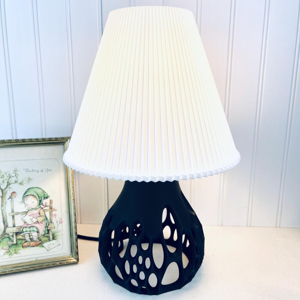 Unique Geometric Table Lamp, Virus Table Lamp, Desk Lamp and Shade, Bedside Lamp - Picture 2 of 10